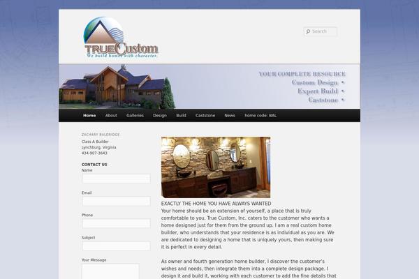 Twentyeleven-child theme site design template sample