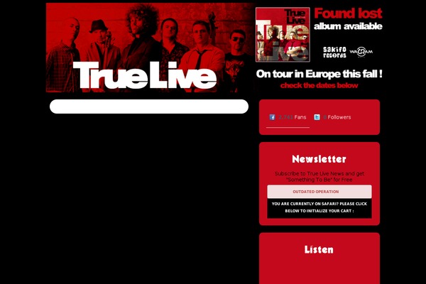 TrueLive theme websites examples