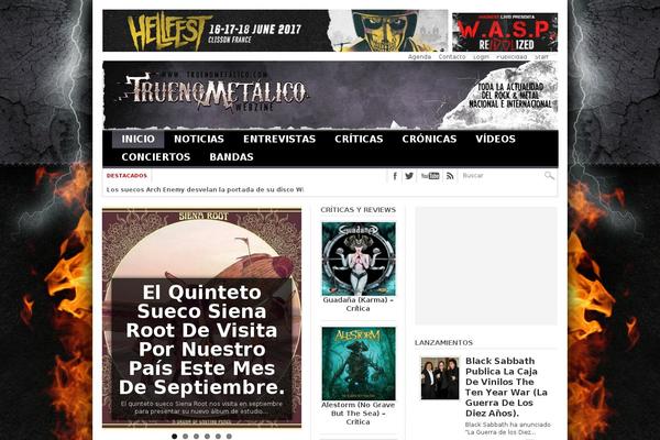 truenometalico theme websites examples