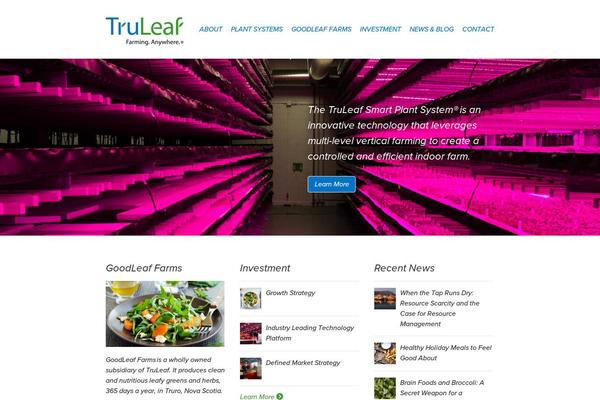 truleaf theme websites examples