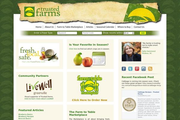 trusted-farms theme websites examples