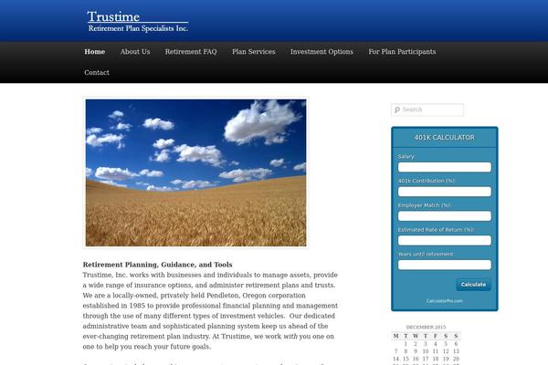 trustime theme websites examples