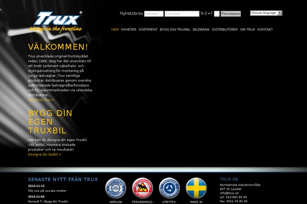 Trux theme websites examples