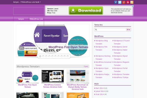 trwordpress theme websites examples