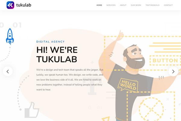 Bridge Child theme site design template sample