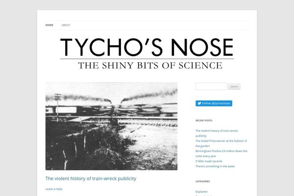 Twenty Twelve theme site design template sample