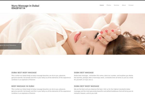 Klasik theme site design template sample