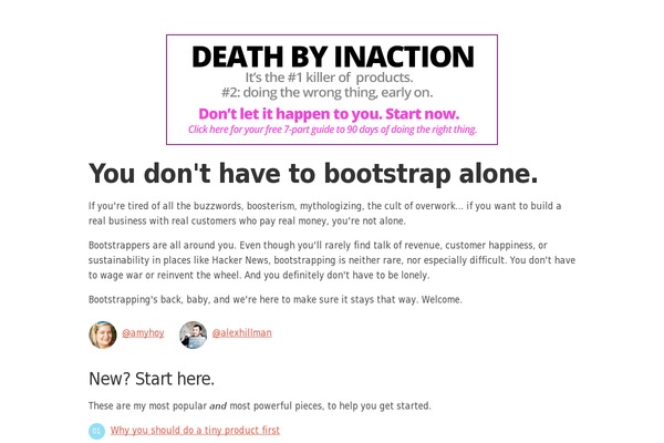 Bones  website example screenshot
