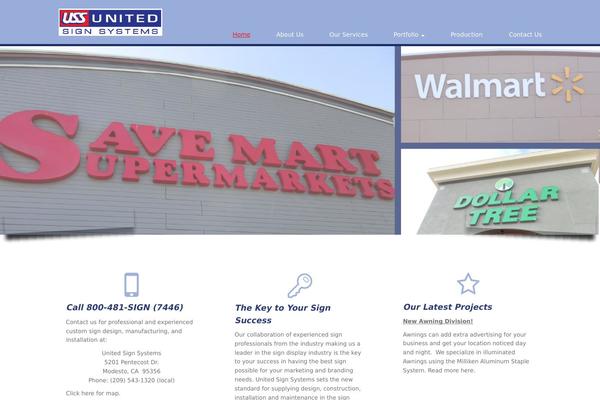 Ultimatum theme site design template sample