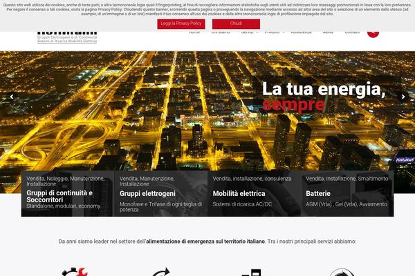 Optima theme site design template sample