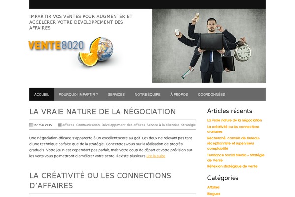 Thesis 1.8 theme site design template sample