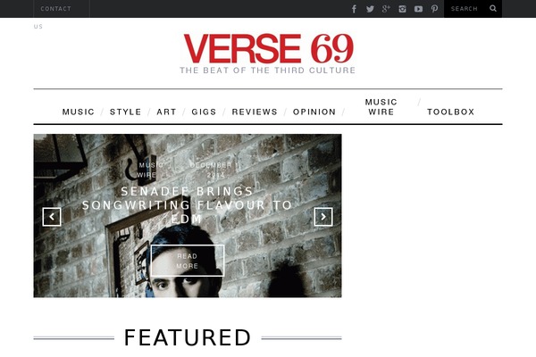 Simplemag theme site design template sample