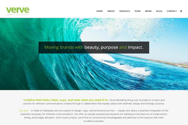 Impreza theme site design template sample