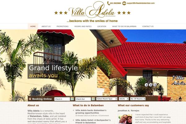 HotelBooking theme site design template sample