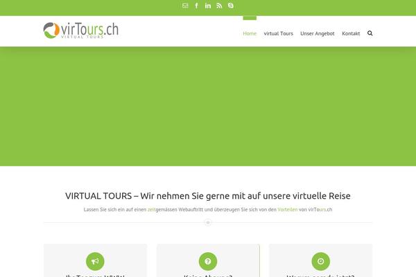 virtours.ch site used Avada