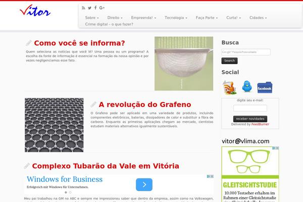 Customizr theme site design template sample