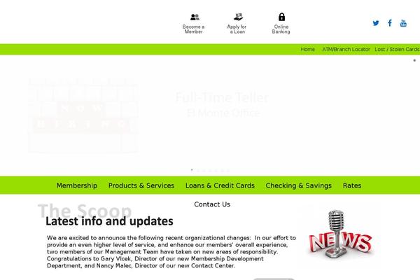 Cardinal Child theme site design template sample