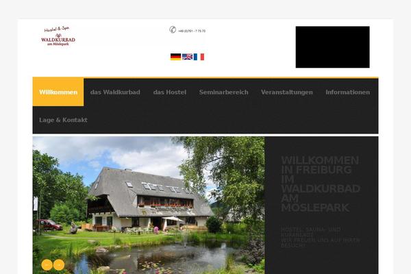 Cherry Framework theme site design template sample