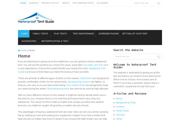 Splash theme site design template sample