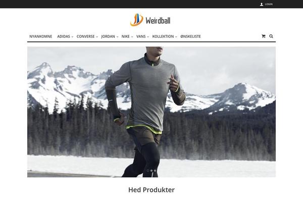 Curated theme site design template sample