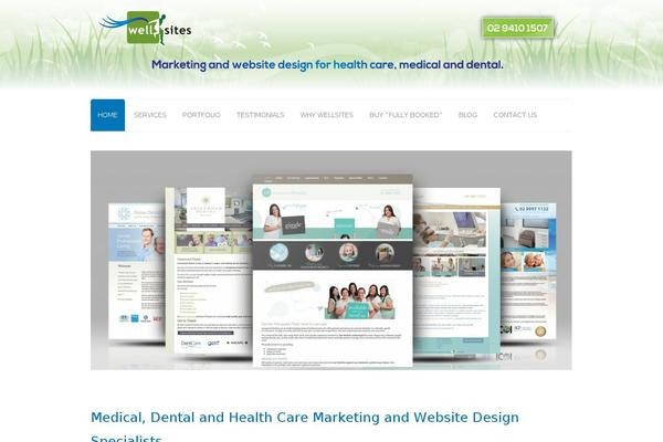 Impreza theme site design template sample
