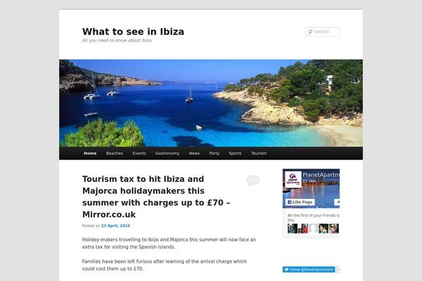 Twenty Eleven theme site design template sample