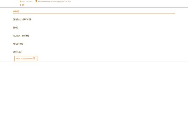 The7 theme site design template sample