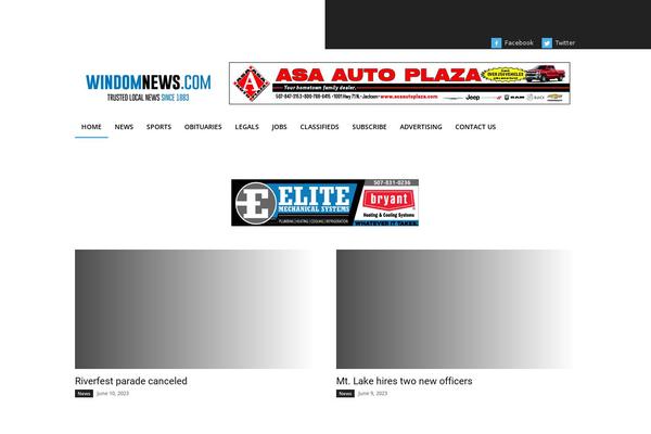 windomnews.com site used Newspaper