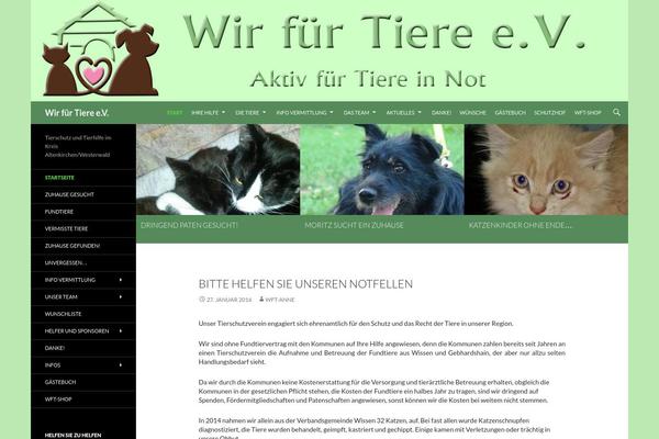 Twenty Fourteen theme site design template sample