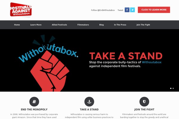 Vantage theme site design template sample