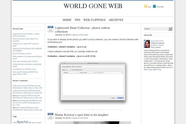 Site using CodeColorer plugin