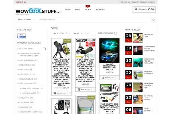 Site using WooZone plugin