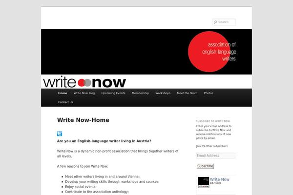 Twenty Eleven theme site design template sample