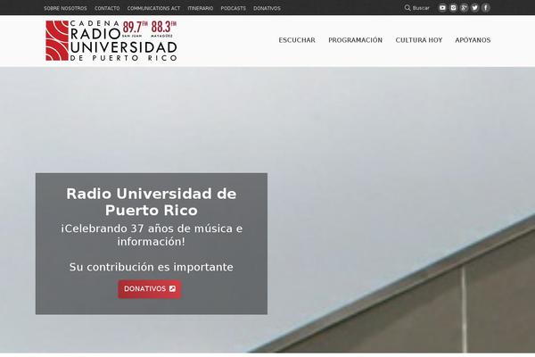 Site using TablePress plugin