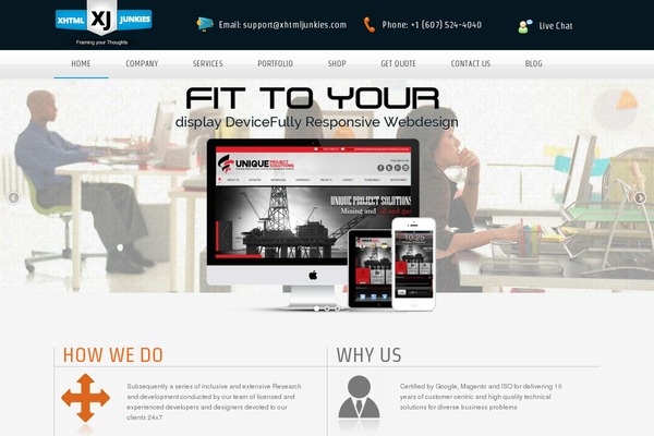 Site using Easy Testimonials plugin
