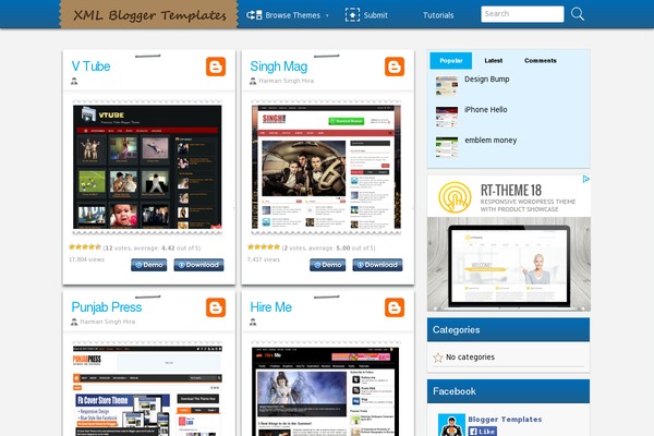 Pro theme site design template sample