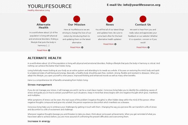 Site using Footer Putter plugin