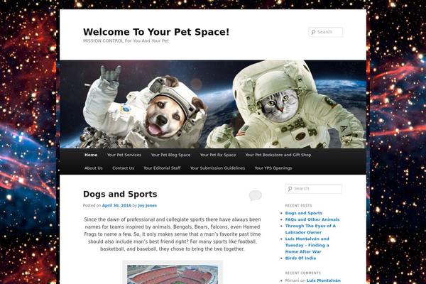 Twenty Eleven theme site design template sample
