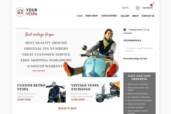 WooPress theme site design template sample