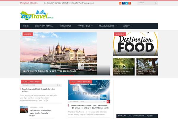 SmartMag theme site design template sample
