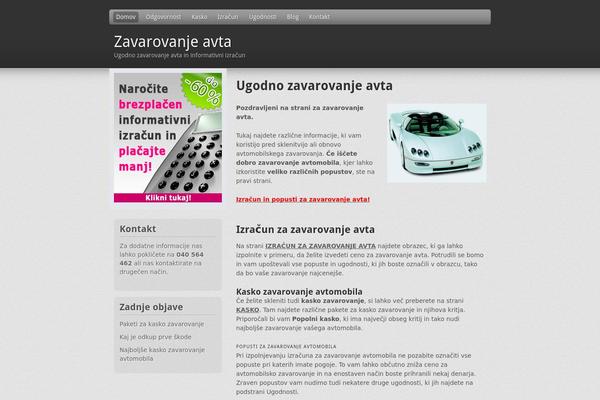 Thesis 1.8 theme site design template sample