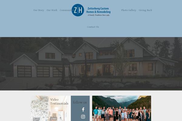 Adapt theme site design template sample