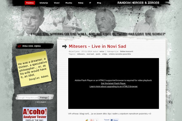 Greyzed theme site design template sample